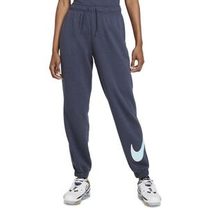 NIKE Womens Mid-Rise Jogger Sweat Pants Plus Size 2X Thunder Blue DM3297-437